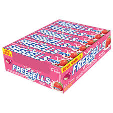 FREEGELLS DROPS MORANGO DP 12X27GRS